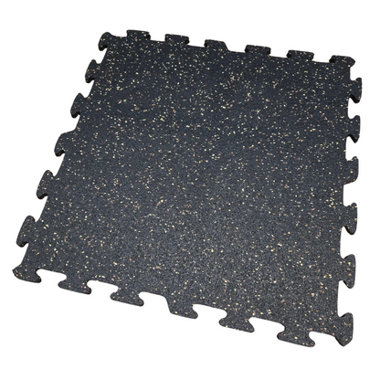 NEW Hammer Clad 1/4" Premium Rubber Floor Tiles and Interlocking Gym Tile Flooring