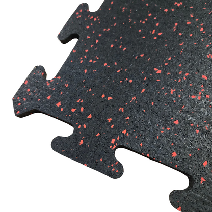 NEW Hammer Clad 1/4" Premium Rubber Floor Tiles and Interlocking Gym Tile Flooring