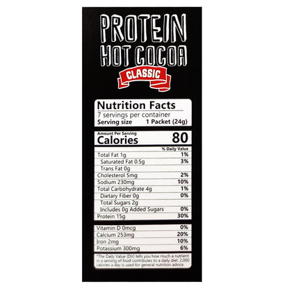 Protein Hot Chocolate - High Protein & Low in Carbs, Keto-Friendly - Wholesome Provisions - The Track and Field Store