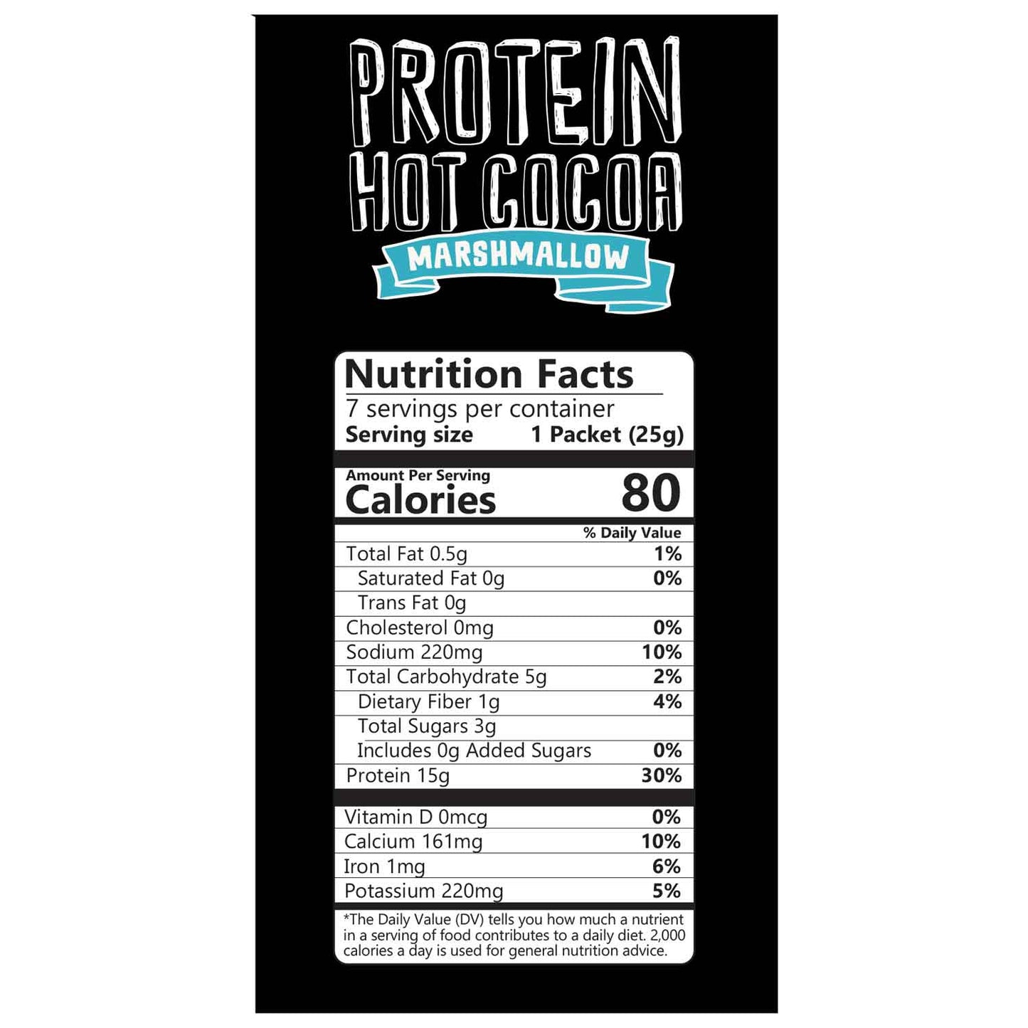 Protein Hot Chocolate with Mini Marshmallows - High Protein & Low in Carbs, Keto-Friendly - Wholesome Provisions - The Track and Field Store