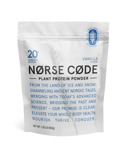 NØRSE CØDE Vanilla Plant Protein Powder - The Track and Field Store