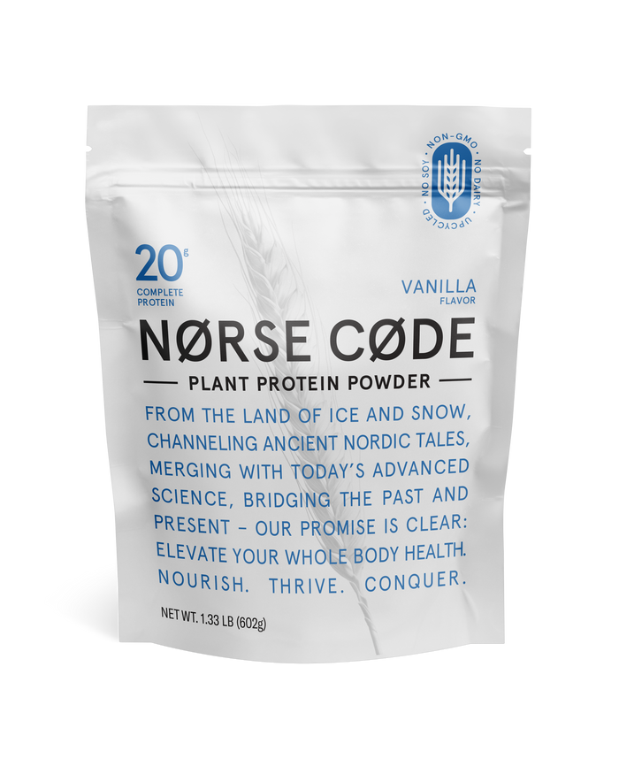 NØRSE CØDE Vanilla Plant Protein Powder - The Track and Field Store