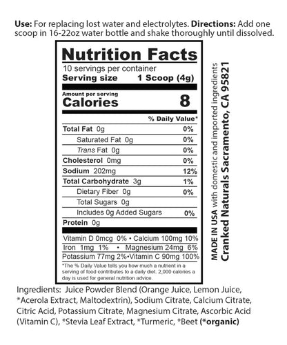 Pure Hydration Orange-Citrus: No Sugar Added