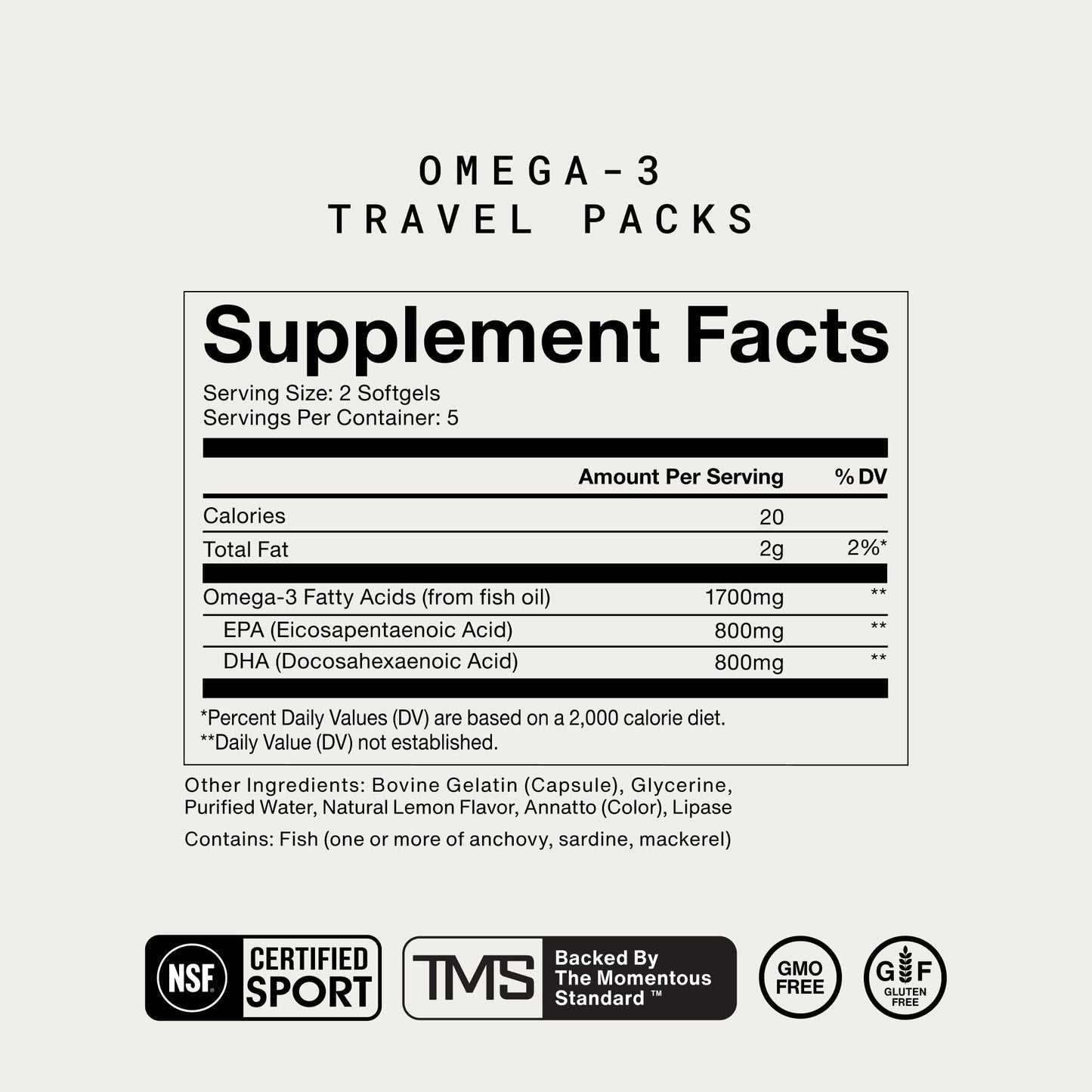 Omega-3 Travel Packs