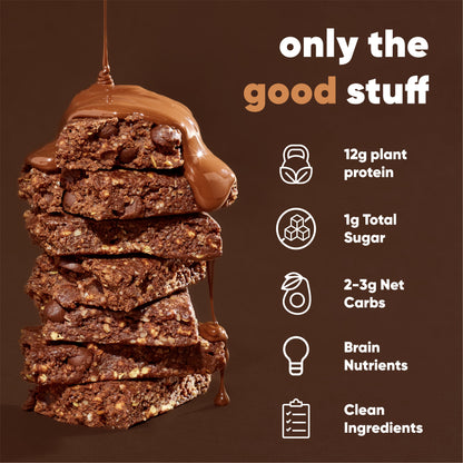 Chocolate Sea Salt & Peanut Butter Chip (24 Bars) - IQ Bar - The Track and Field Store