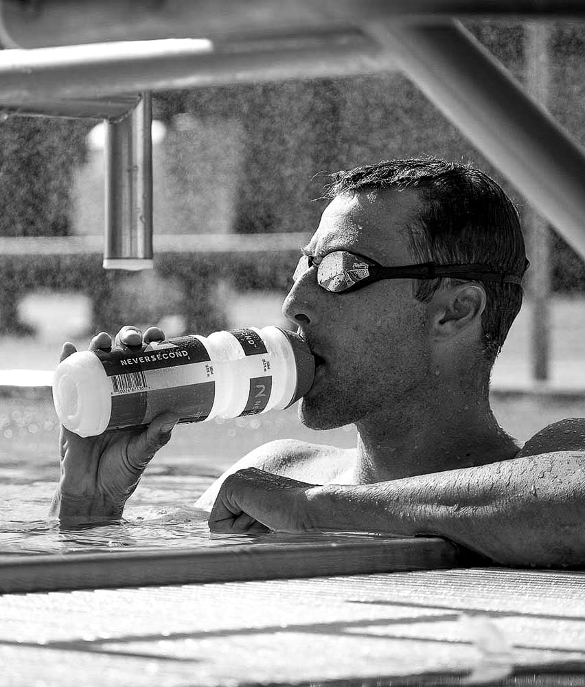 Neversecond x TACX Shiva 750ml Water Bottle - Neversecond - The Track and Field Store