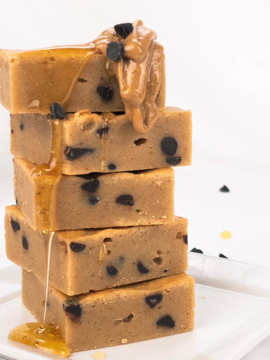 Peanut Butter Chocolate Chip Protein Blondie, 6-Ct, Honey Sweetened, Gluten-Free, Snack Bar