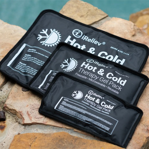 Premium Reusable Hot and Cold Therapy Gel Pack with Securement Straps - The Track and Field Store