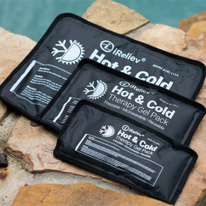 Premium Reusable Hot and Cold Therapy Gel Pack with Securement Straps - The Track and Field Store