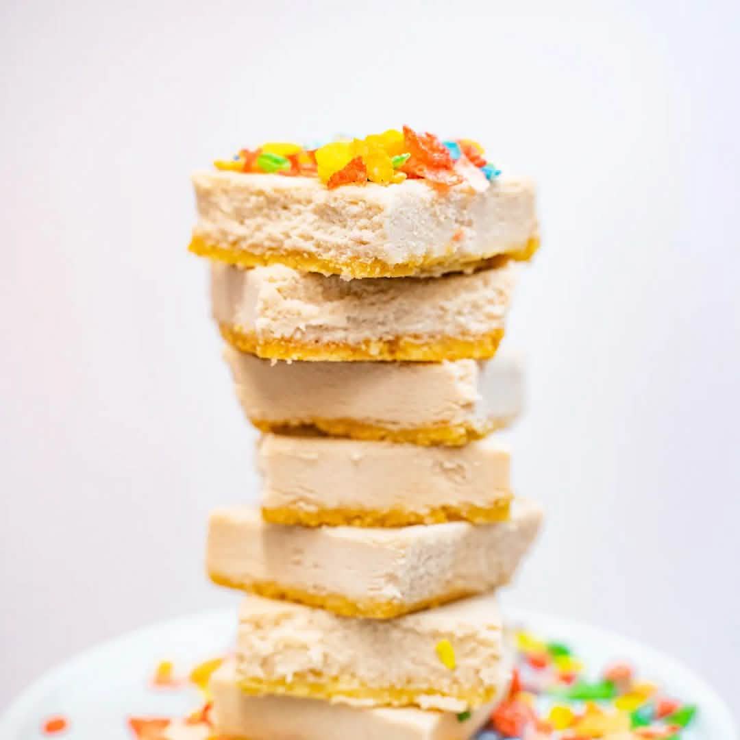 Tutti Frutti Protein Cheesecake, 6-Ct, Low Carb, Gluten-Free, Snack Bar - Protein Snack Shop