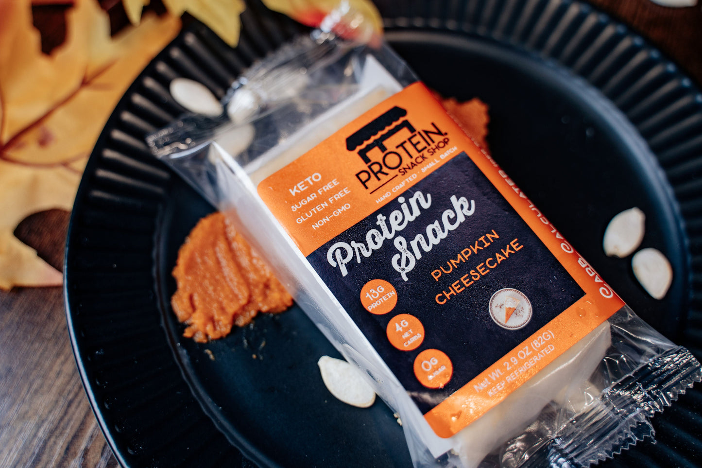 Pumpkin Protein Cheesecake, 6-Ct, Low Carb, Gluten-Free, Snack Bar