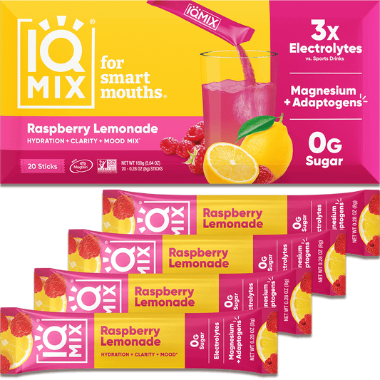 Raspberry Lemonade (20 Sticks) - IQ Bar - The Track and Field Store