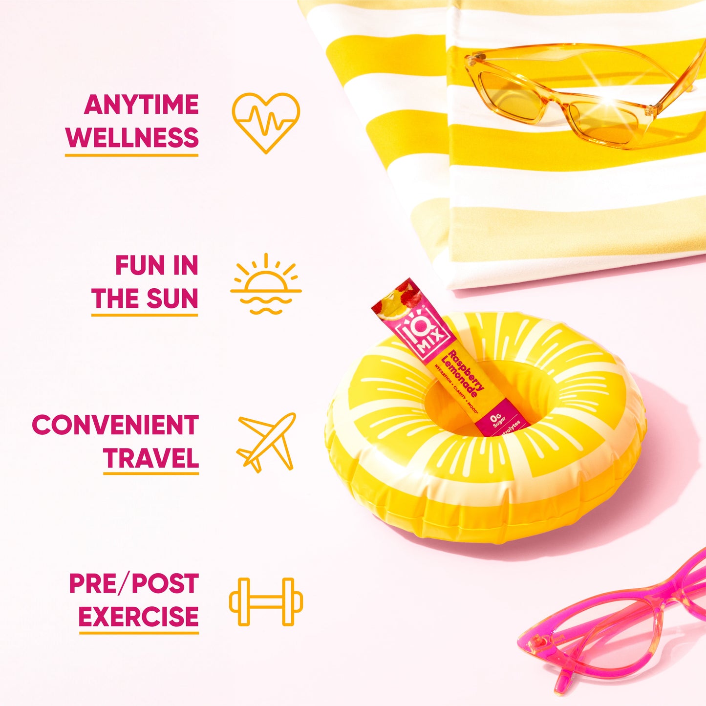 Raspberry Lemonade (20 Sticks) - IQ Bar - The Track and Field Store