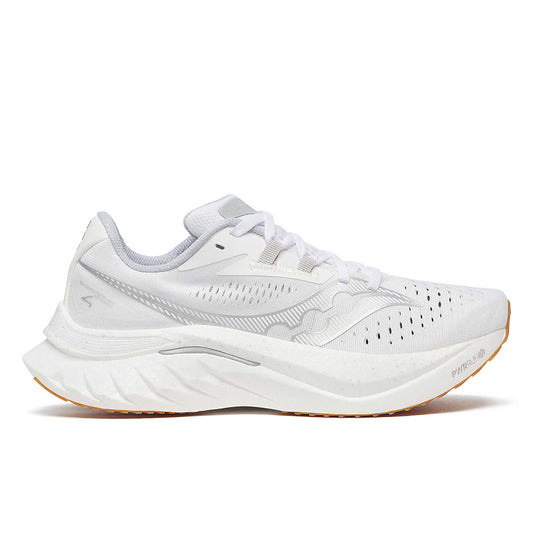 Women's Endorphin Speed 4 - White and Gum - SAUCONY - The Track and Field Store