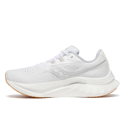 Women's Endorphin Speed 4 - White and Gum - SAUCONY - The Track and Field Store