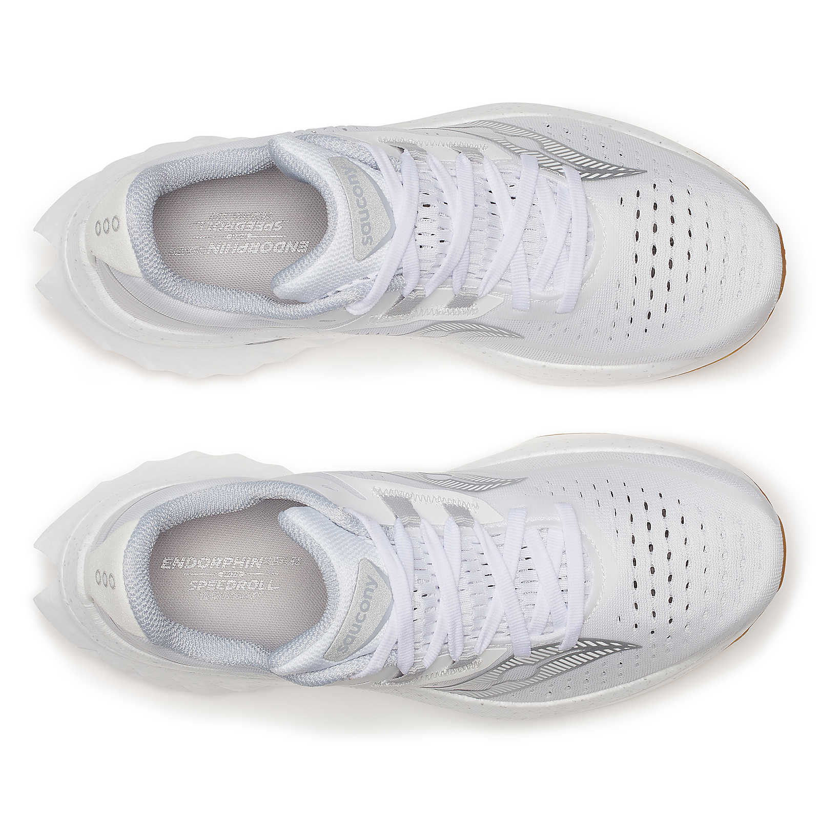 Women's Endorphin Speed 4 - White and Gum - SAUCONY - The Track and Field Store