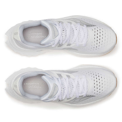 Women's Endorphin Speed 4 - White and Gum - SAUCONY - The Track and Field Store