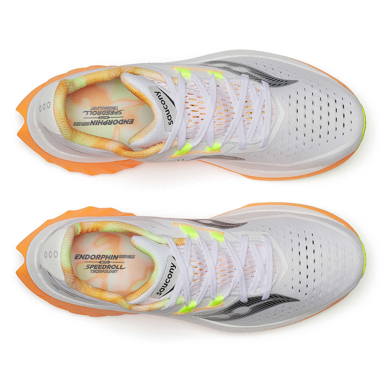 Men's Endorphin Speed 4 -  White and Peel - SAUCONY