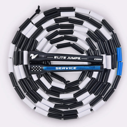 THIN BLUE LINE - Beaded Jump Rope - Elite Jumps