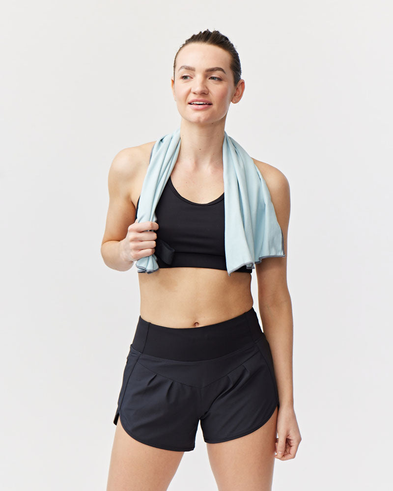 Sheva Women's High Rise Running Shorts Goal Five