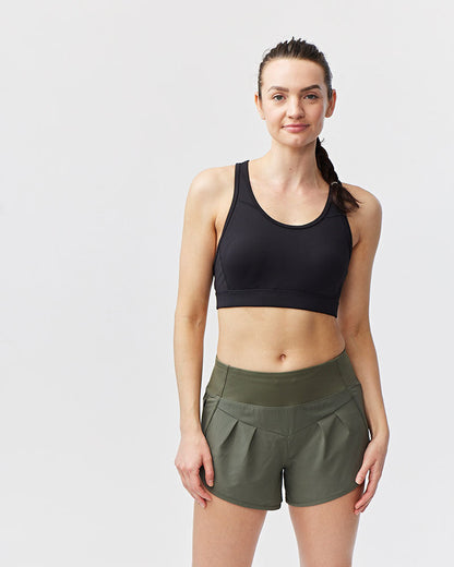 Sheva Women's High Rise Running Shorts Goal Five