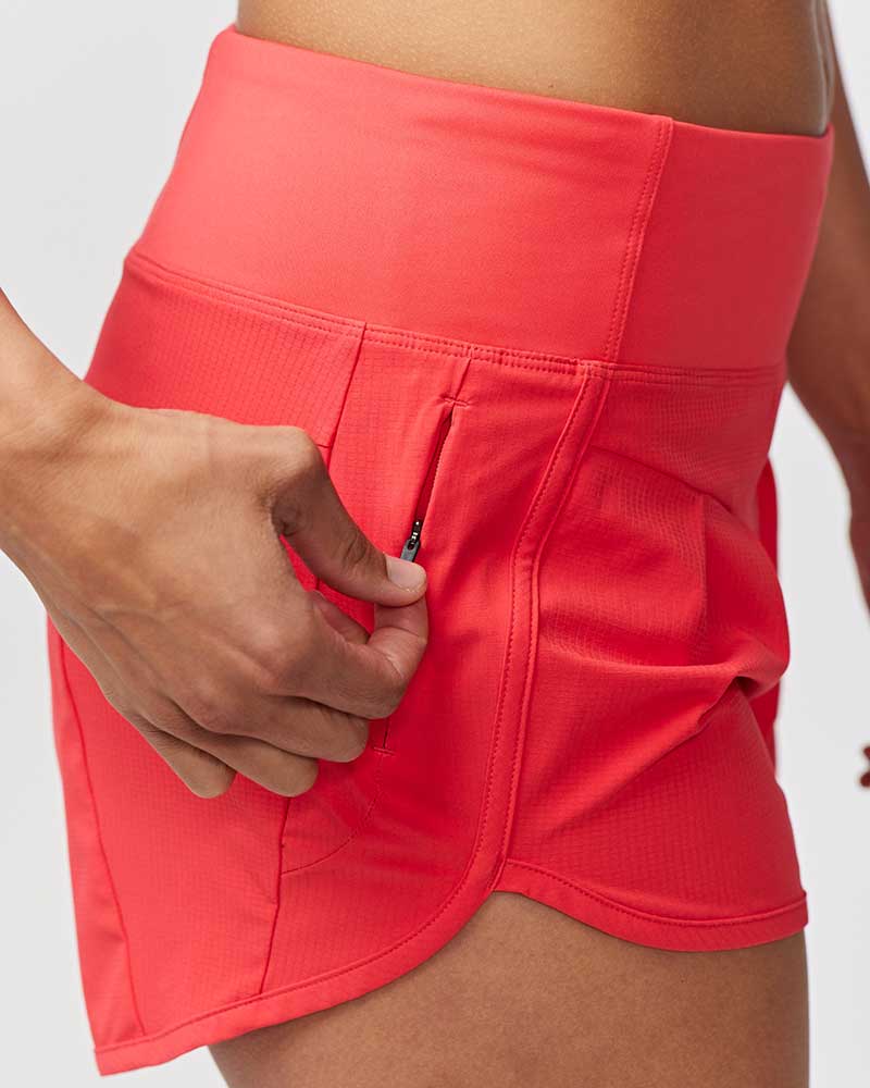 Sheva Women's High Rise Running Shorts Goal Five