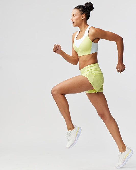 Sheva Women's High Rise Running Shorts Goal Five