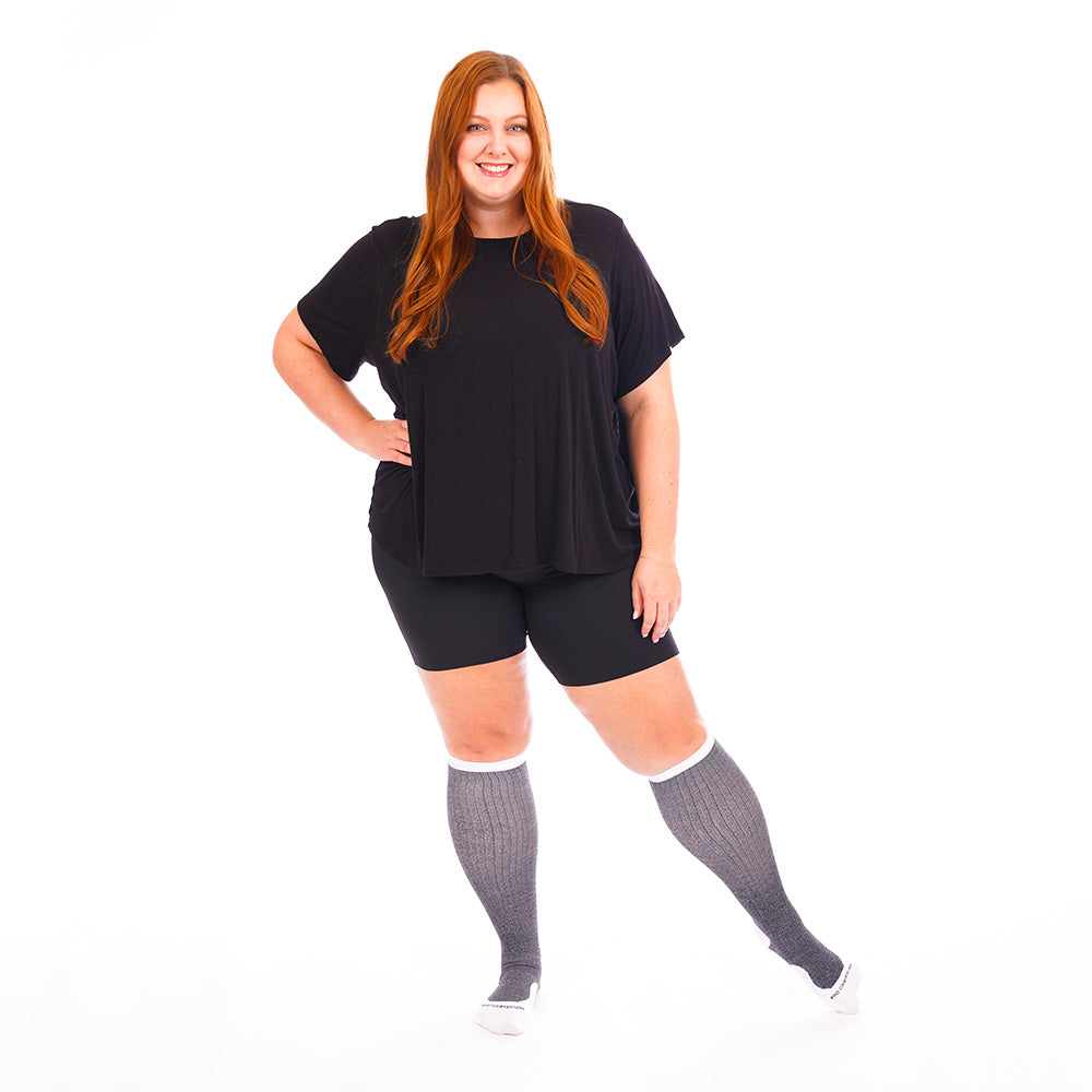 Marathon Wide-Calf, Heather Slate - ProCompression - The Track and Field Store