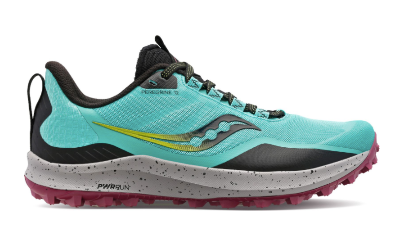 Women's Peregrine 12 - Cool Mint and Acid - SAUCONY - The Track and Field Store