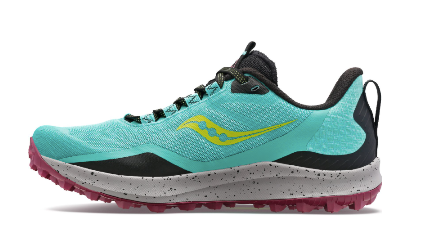 Women's Peregrine 12 - Cool Mint and Acid - SAUCONY - The Track and Field Store
