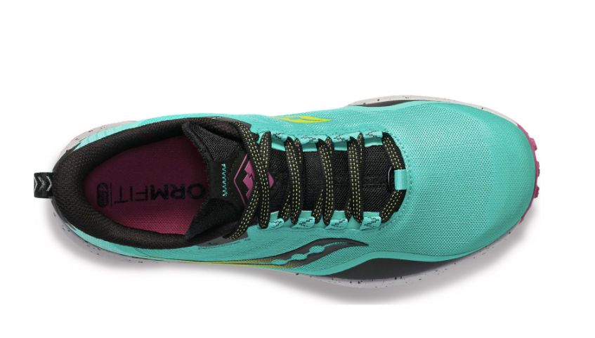 Women's Peregrine 12 - Cool Mint and Acid - SAUCONY - The Track and Field Store