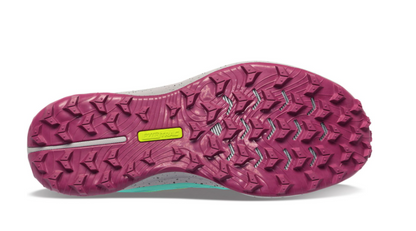 Women's Peregrine 12 - Cool Mint and Acid - SAUCONY - The Track and Field Store