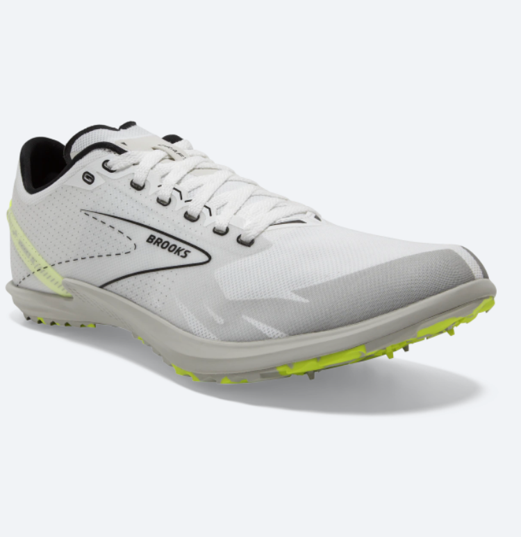 Unisex Draft XC Spikeless - White, Black, and Nightlife - BROOKS - The Track and Field Store
