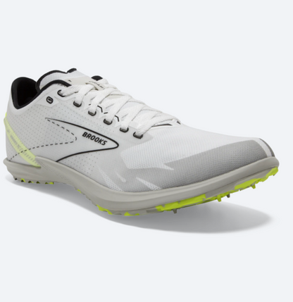 Unisex Draft XC Spikeless - White, Black, and Nightlife - BROOKS - The Track and Field Store