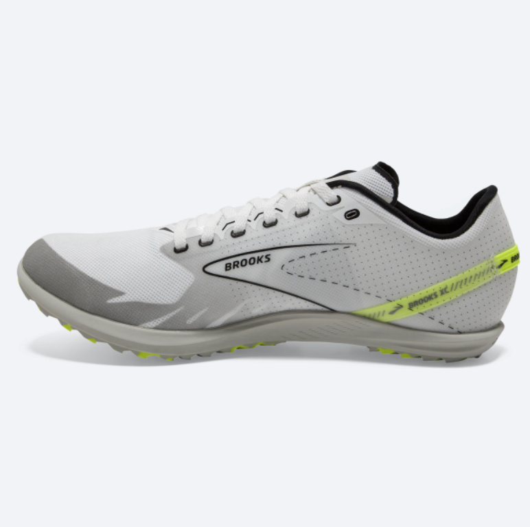 Unisex Draft XC Spikeless - White, Black, and Nightlife - BROOKS - The Track and Field Store