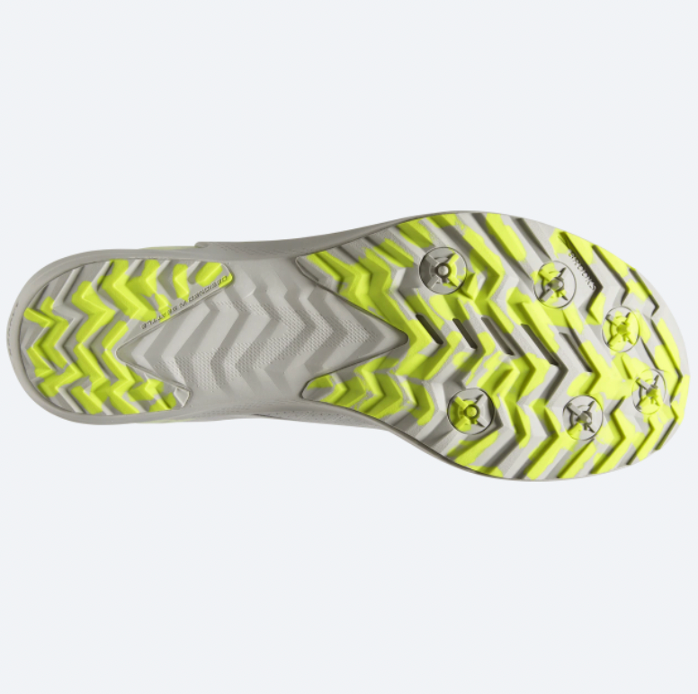 Unisex Draft XC Spikeless - White, Black, and Nightlife - BROOKS - The Track and Field Store