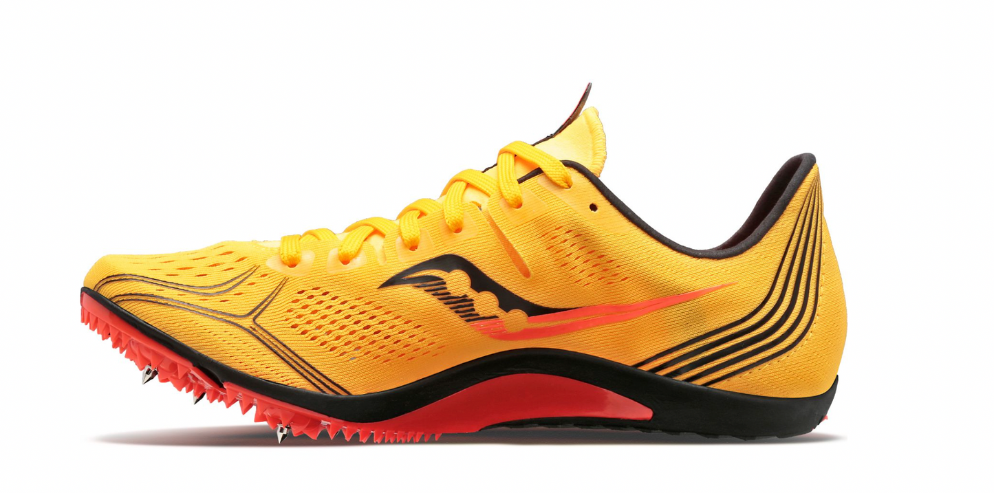 Women's Endorphin 3 Spike - Vizigold and Vizired - SAUCONY - The Track and Field Store
