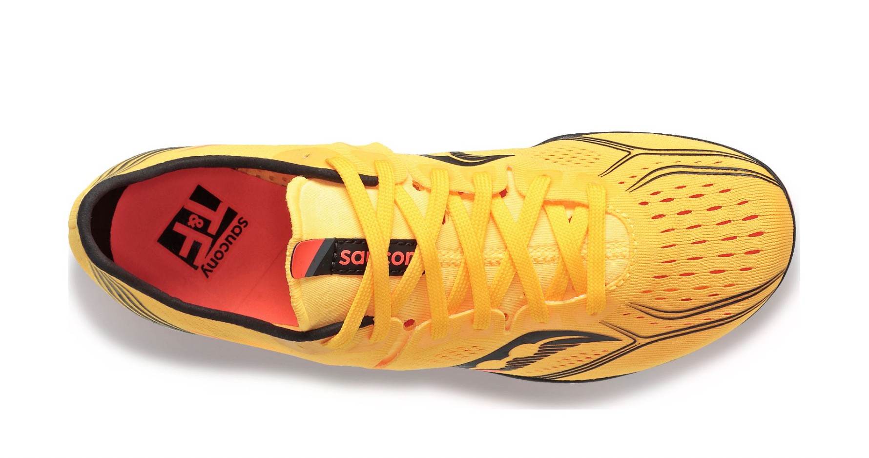 Women's Endorphin 3 Spike - Vizigold and Vizired - SAUCONY - The Track and Field Store