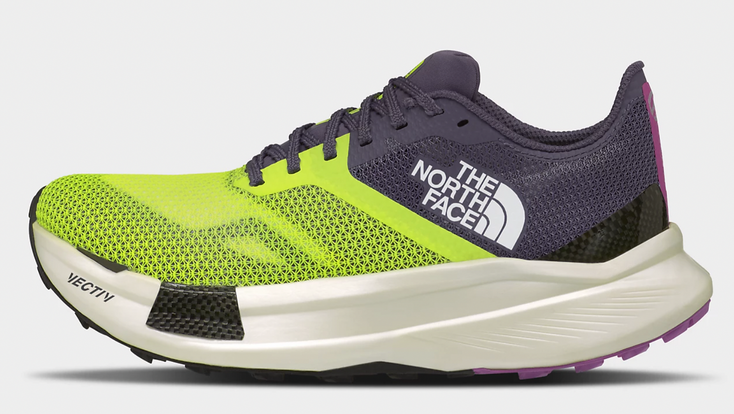 Women's Summit VECTIV PRO - Summit LED Yellow and Lunar Slate - THE NORTH FACE - The Track and Field Store