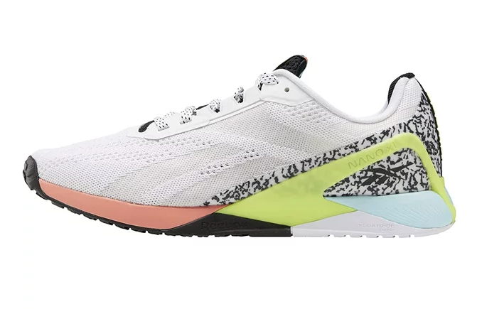Women's Reebok x Goodr Nano X1 - White/Core Black/Twisted Coral - REEBOK - The Track and Field Store