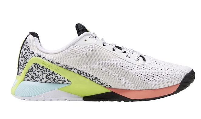 Women's Reebok x Goodr Nano X1 - White/Core Black/Twisted Coral - REEBOK - The Track and Field Store