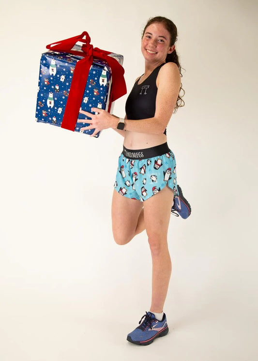 Women's Slippery Bois Penguins 1.5" Split Shorts - ChicknLegs