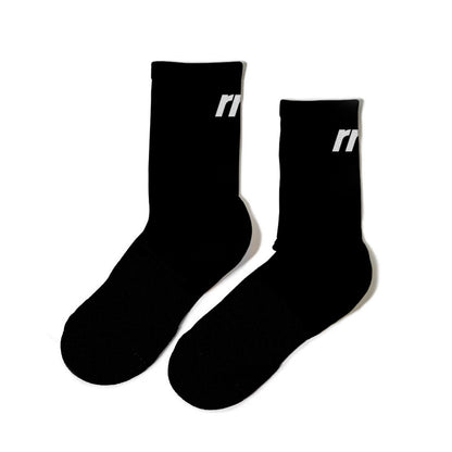 Marathon Crew Sock- Basic Black - RNNR - The Track and Field Store