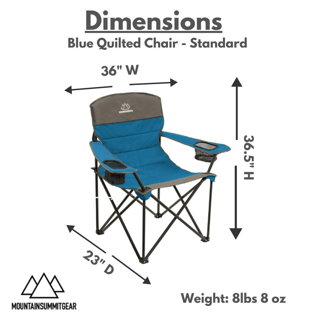 Quilted Chair - Mountain Summit Gear - The Track and Field Store