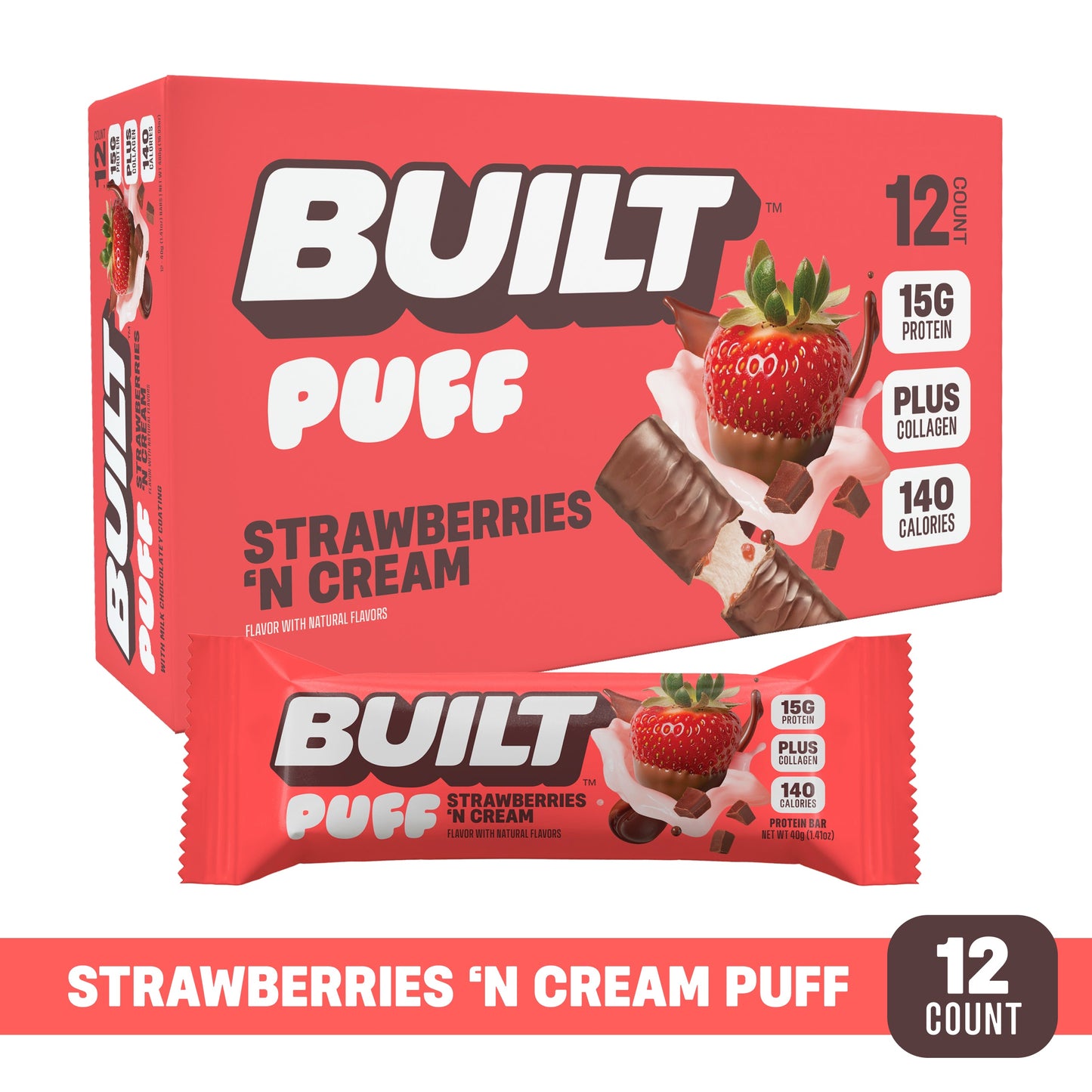 Strawberries 'N Cream Puff - BUILT