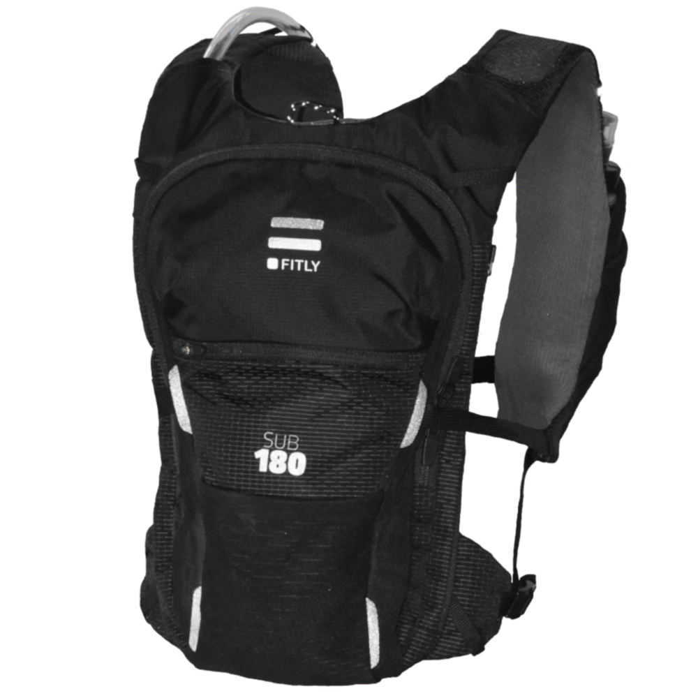 FITLY Sub180 - Adventure Running Pack - Edgy Black - The Track and Field Store