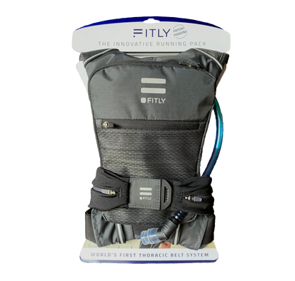 FITLY Sub90 - Hydro Running Pack - Edgy Black - The Track and Field Store