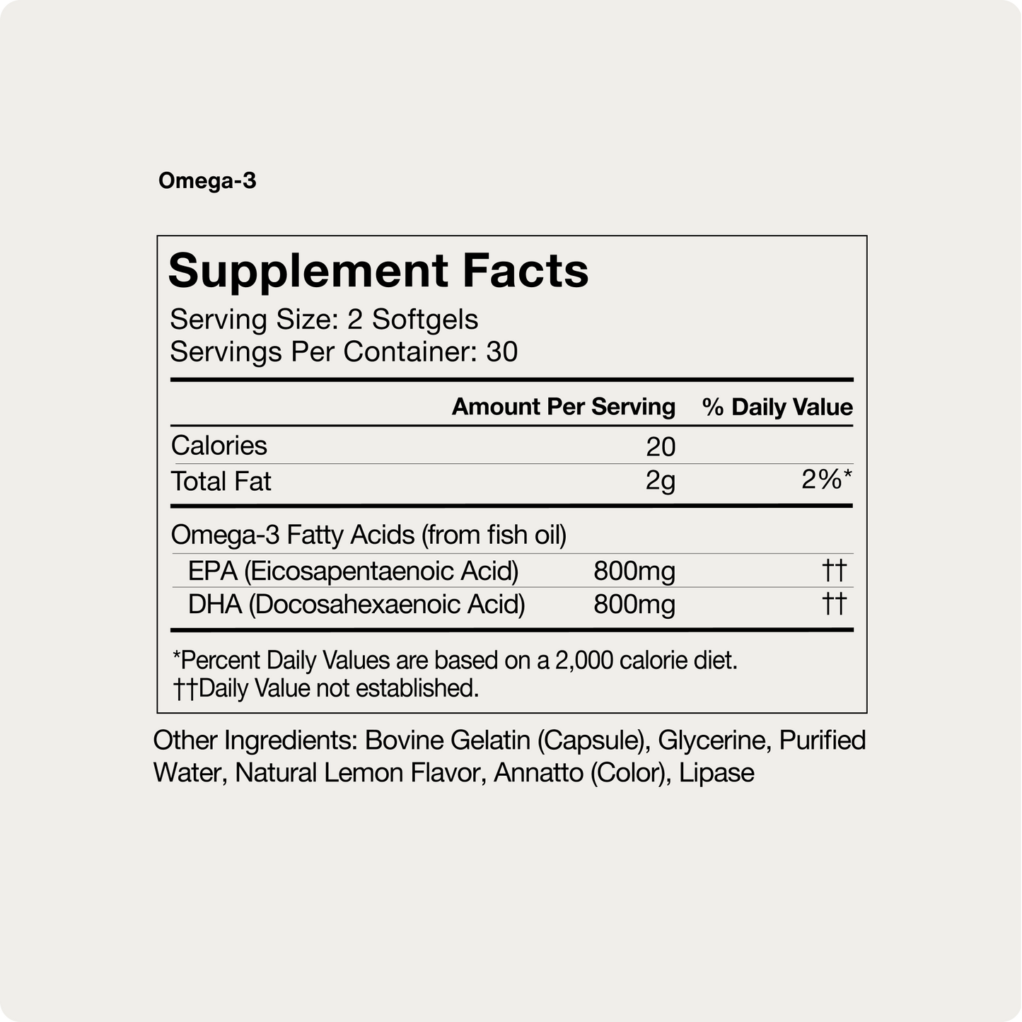 Omega-3 - Momentous - The Track and Field Store