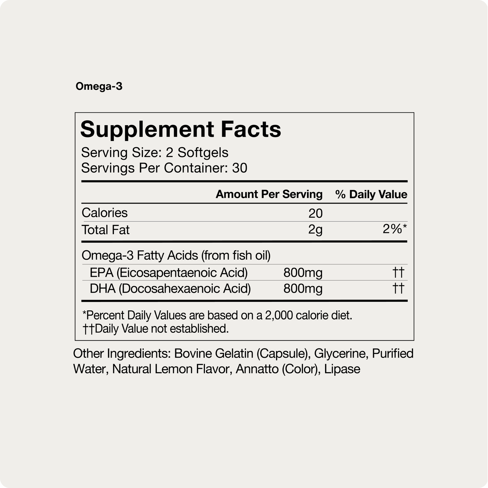 Omega-3 - Momentous - The Track and Field Store