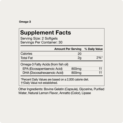 Omega-3 - Momentous - The Track and Field Store